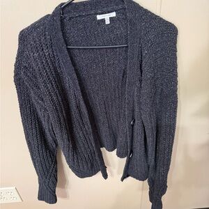 Maurices Charcoal Cardigan Sweater